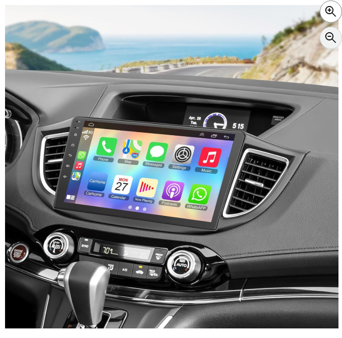 For Honda CRV 2012-2016 10.1″Car Stereo Apple CarPlay Android 13 Radio GPS Navi