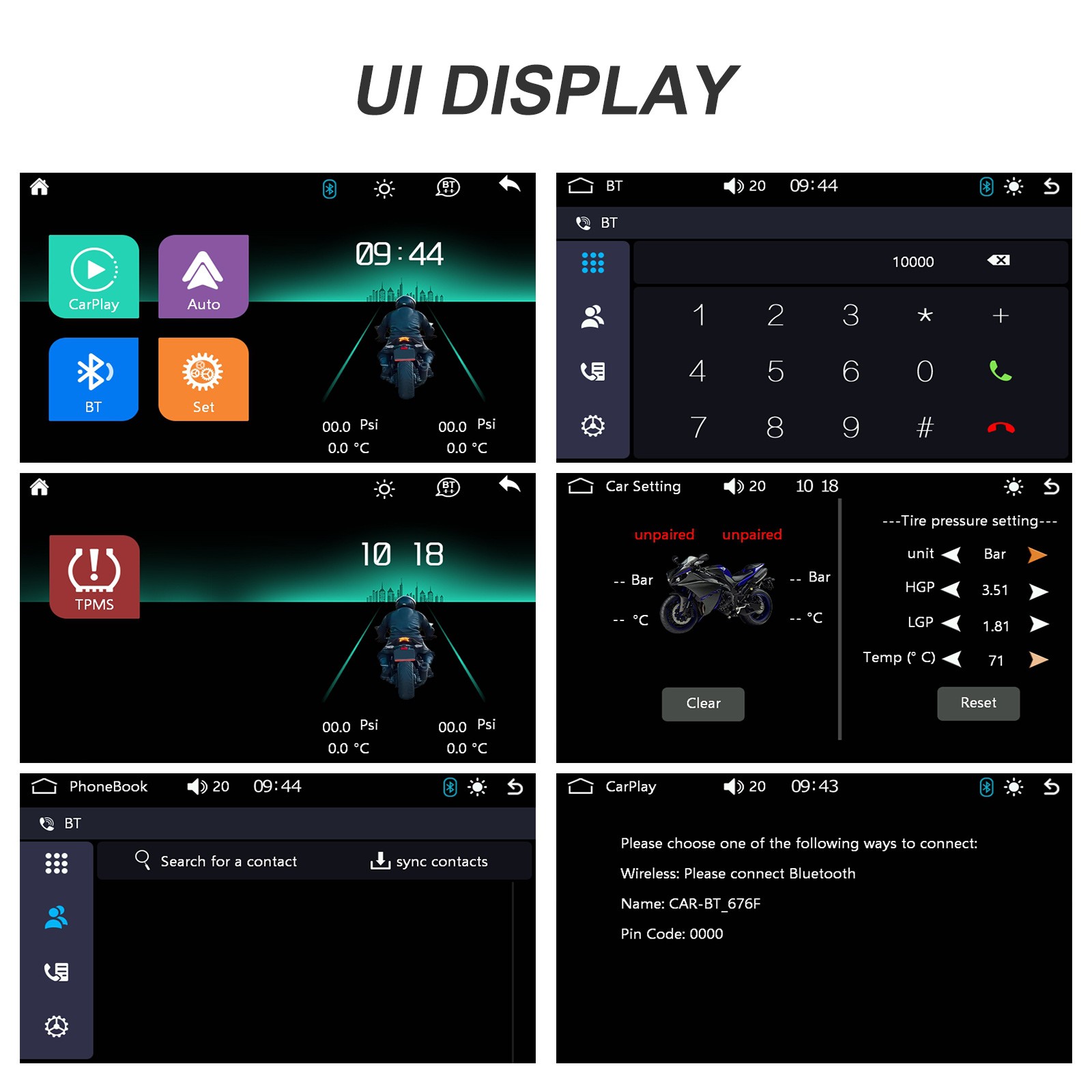 Android 13 7 inch Car Stereo GPS WIFI Navigation Radio Double 2Din Touch Screen