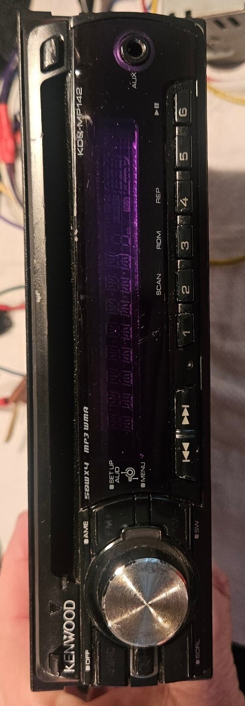 KENWOOD KDC-MP142 Car Stereo With Detachable Faceplate 2 Available