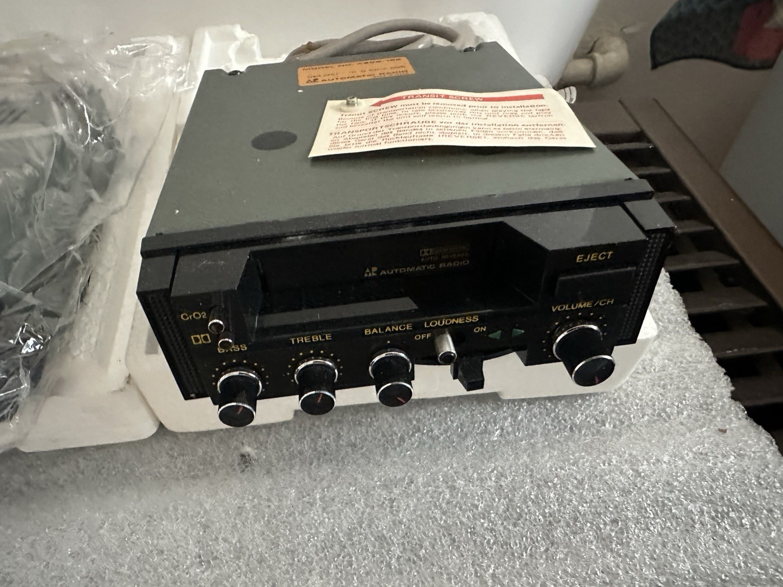 vintage car stereo component system