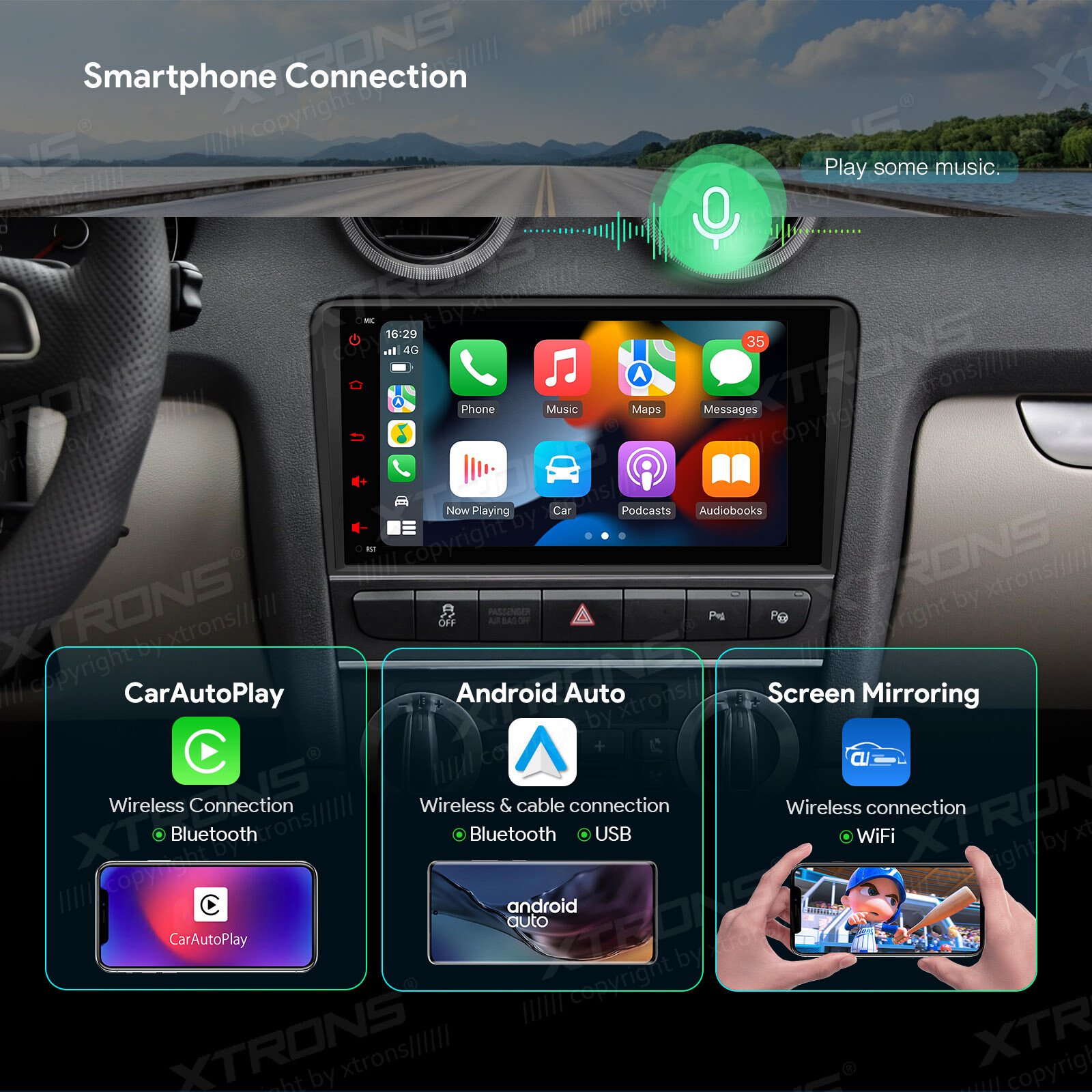 8″ Car Play Android 13 8-Core 64GB Stereo GPS Radio Navi For Audi A3 S3 RS3 8P