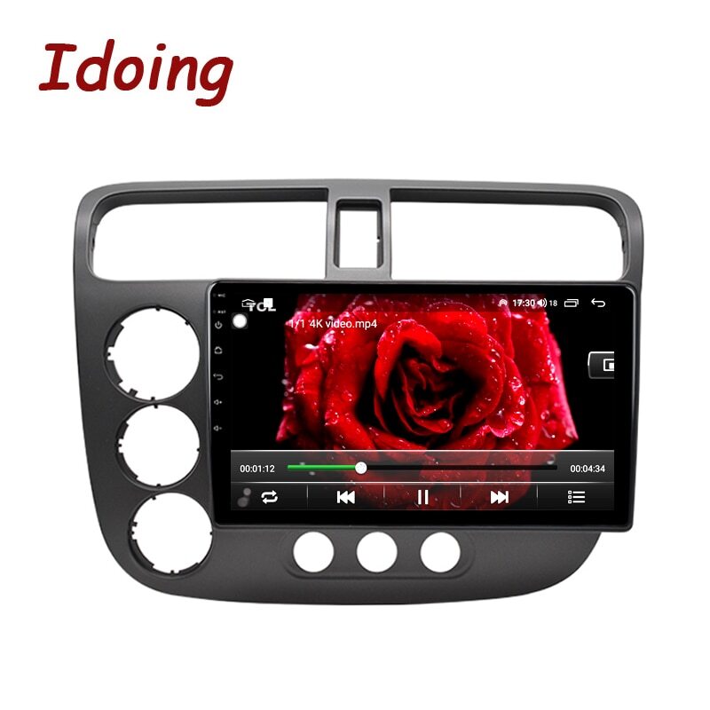 Car Apple CarPlay Android Stereo Radio For Honda Civic 2001 2002 2003 2004 2005