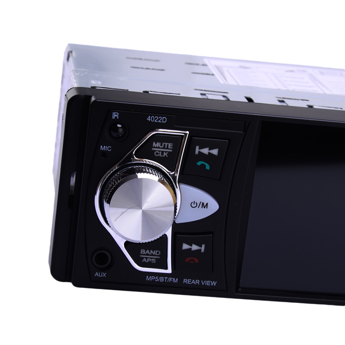 Single DIN In-Dash Car Stereo Radio Bluetooth Touch Screen MP3 Player FM USB AUX