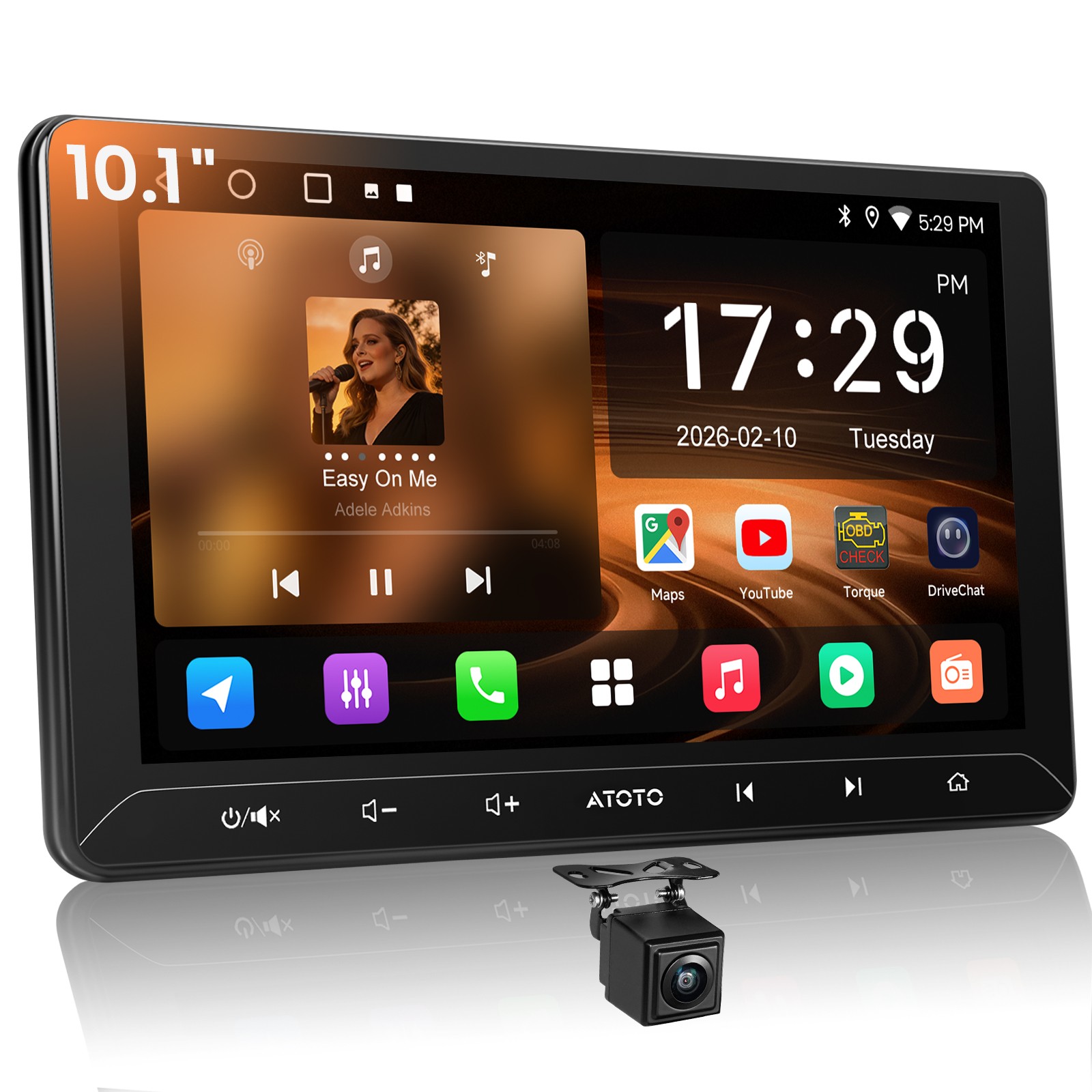 ATOTO Android Double 2DIN Car Stereo GenAI Radio CarPlay GPS Sat Nav DSP Camera