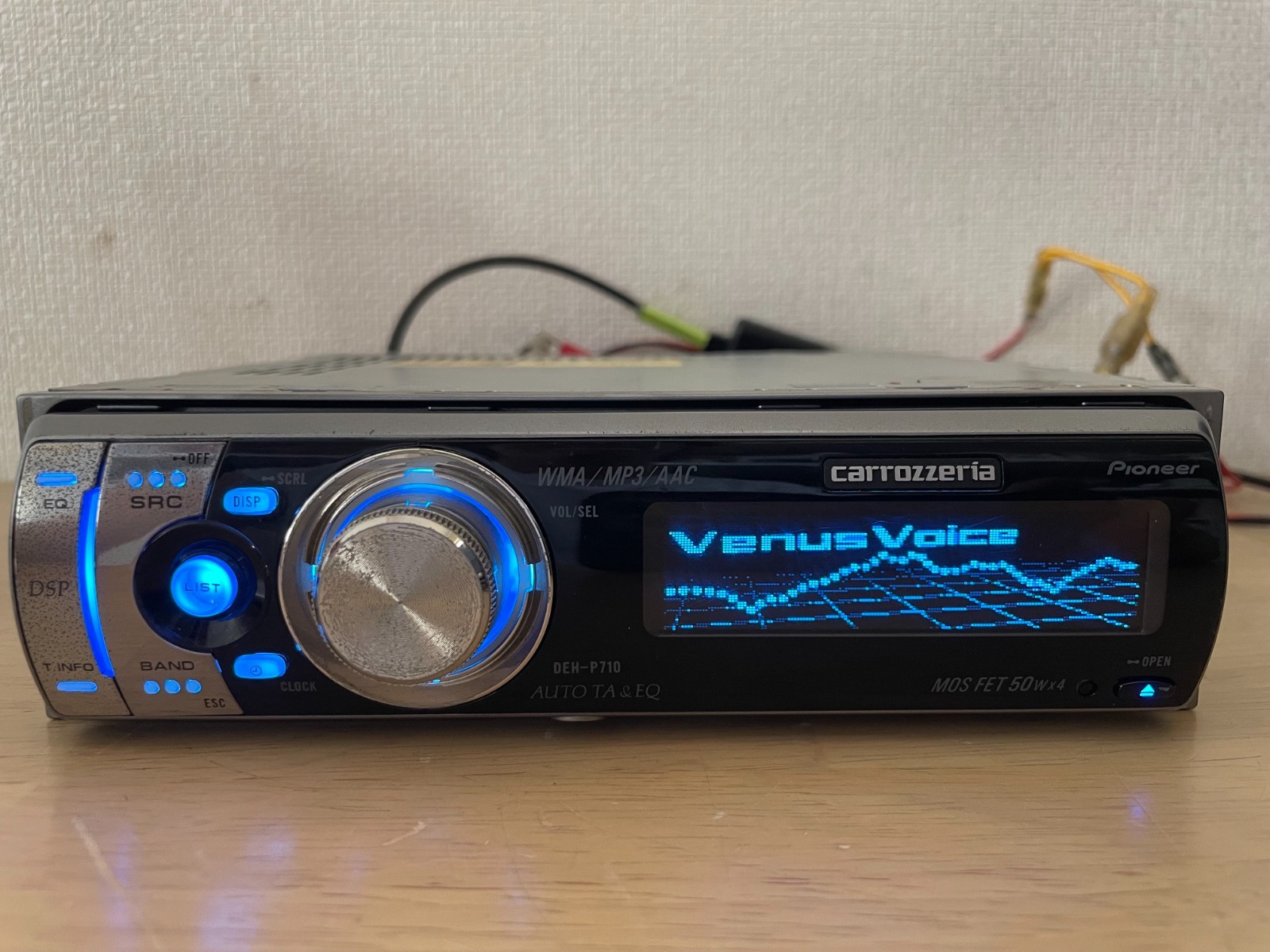 Pioneer Carrozzeria DEH-P710 1DIN Car Audio CD Bluetooth Player Tested Working
