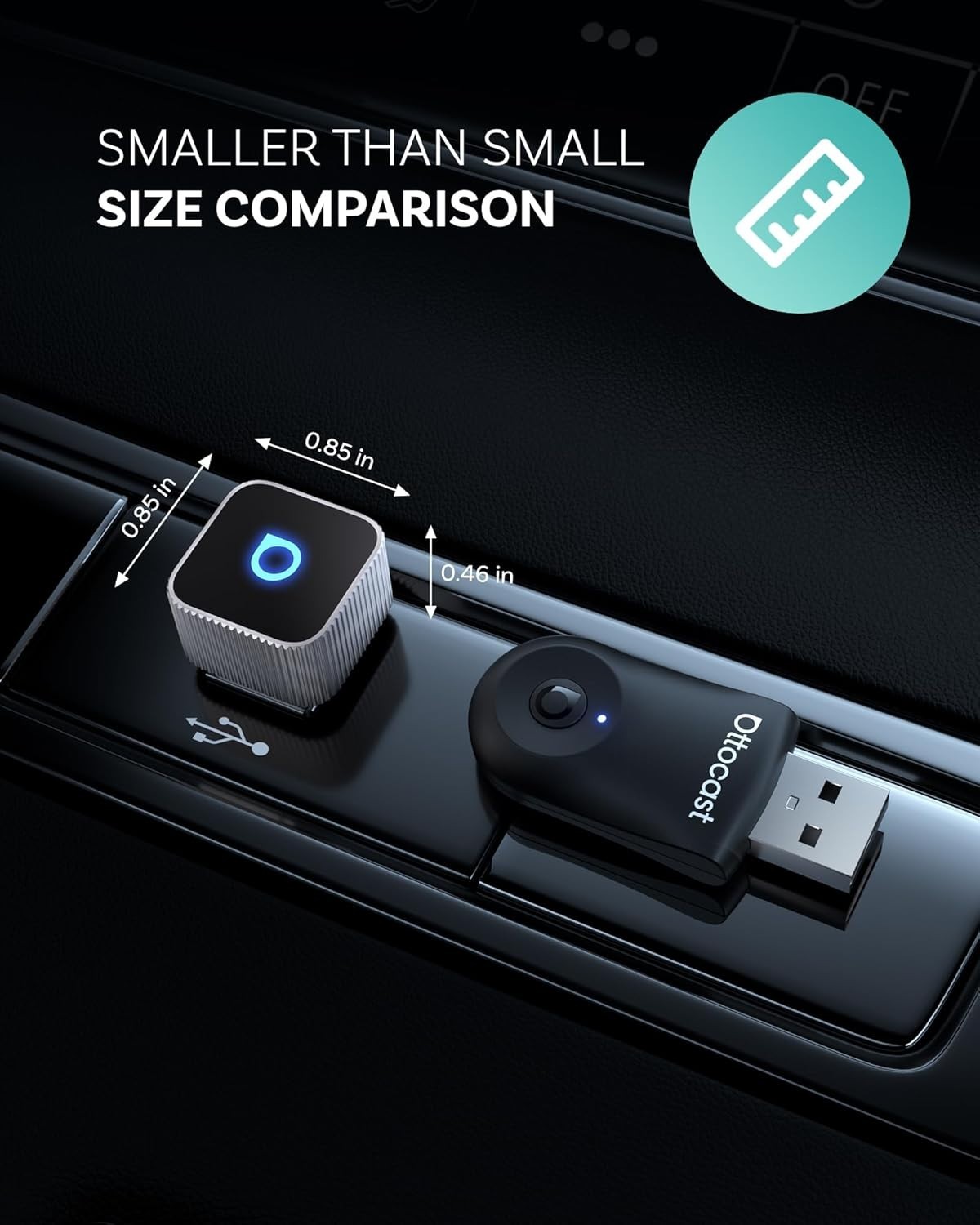 2026 USB Wireless CarPlay Adapter For iPhone Apple Dongle Plug & Play Auto Conne
