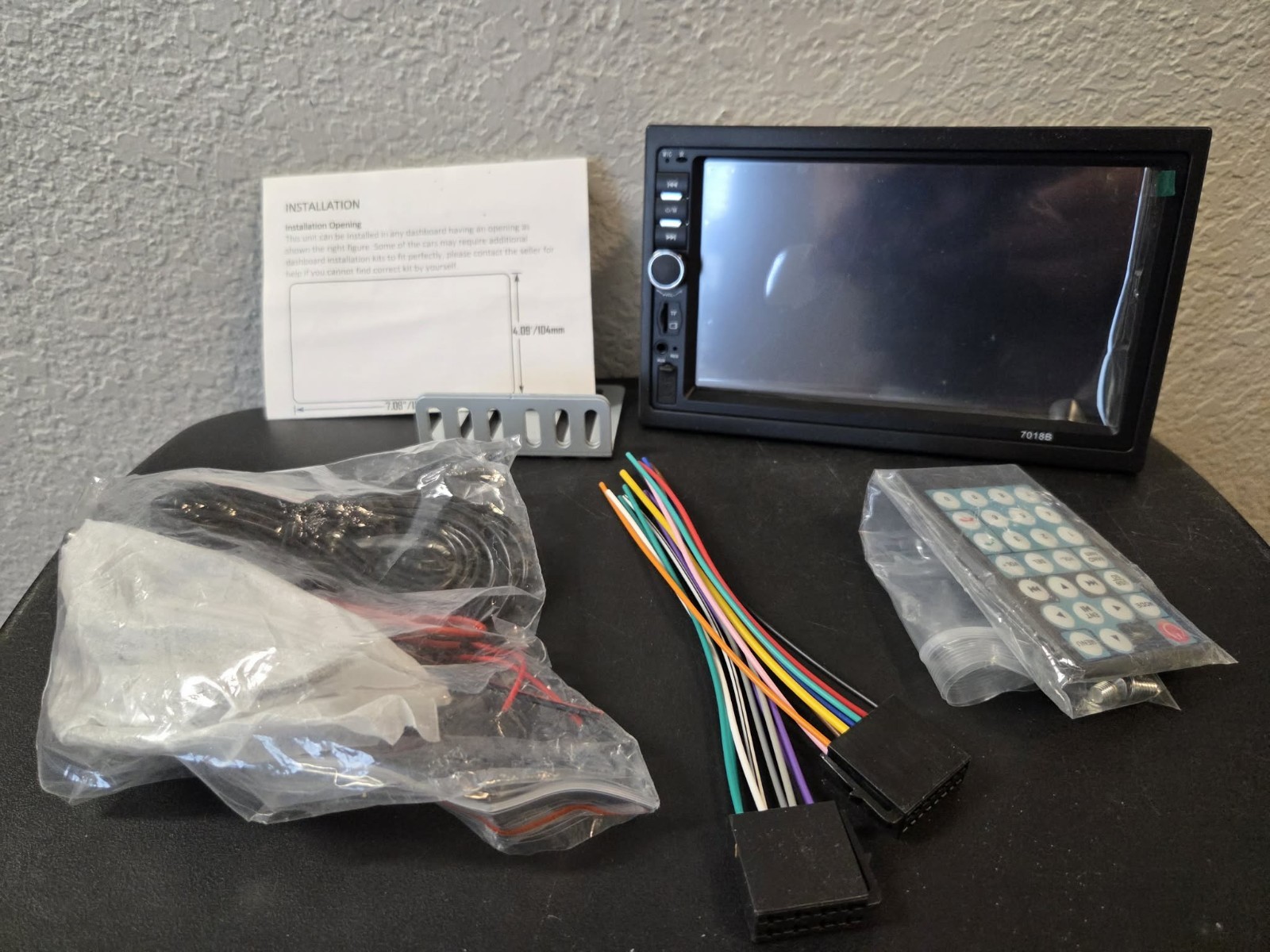 Unbranded 7018B 2 DIN Digital Media Receiver Touchscreen Bluetooth Equalizer