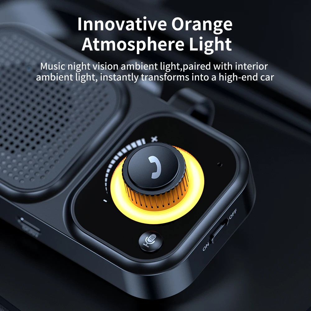 New Wireless Bluetooth 5.4 Sun Visor Car Speaker Handsfree Car Stereo MP3 Player
