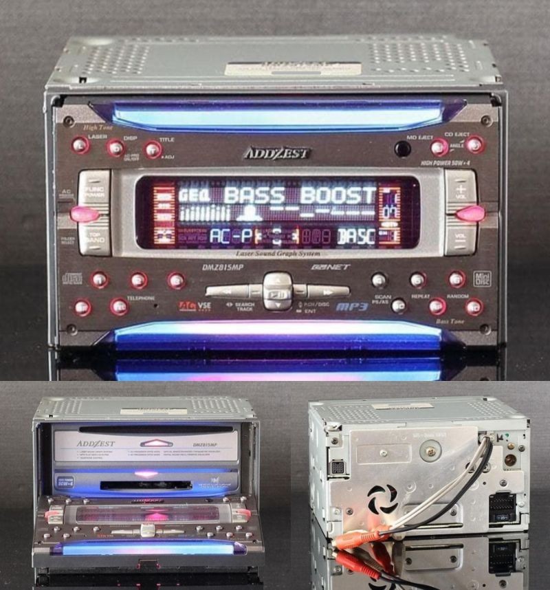 Clarion ADDZEST DMZ815MP 2DIN CD MD Car Audio Player Tuner 24bitDAC Japan