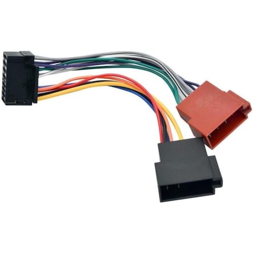 16 Pin Car Stereo Radio Lead Loom ISO Wiring Harness Connector Adaptor