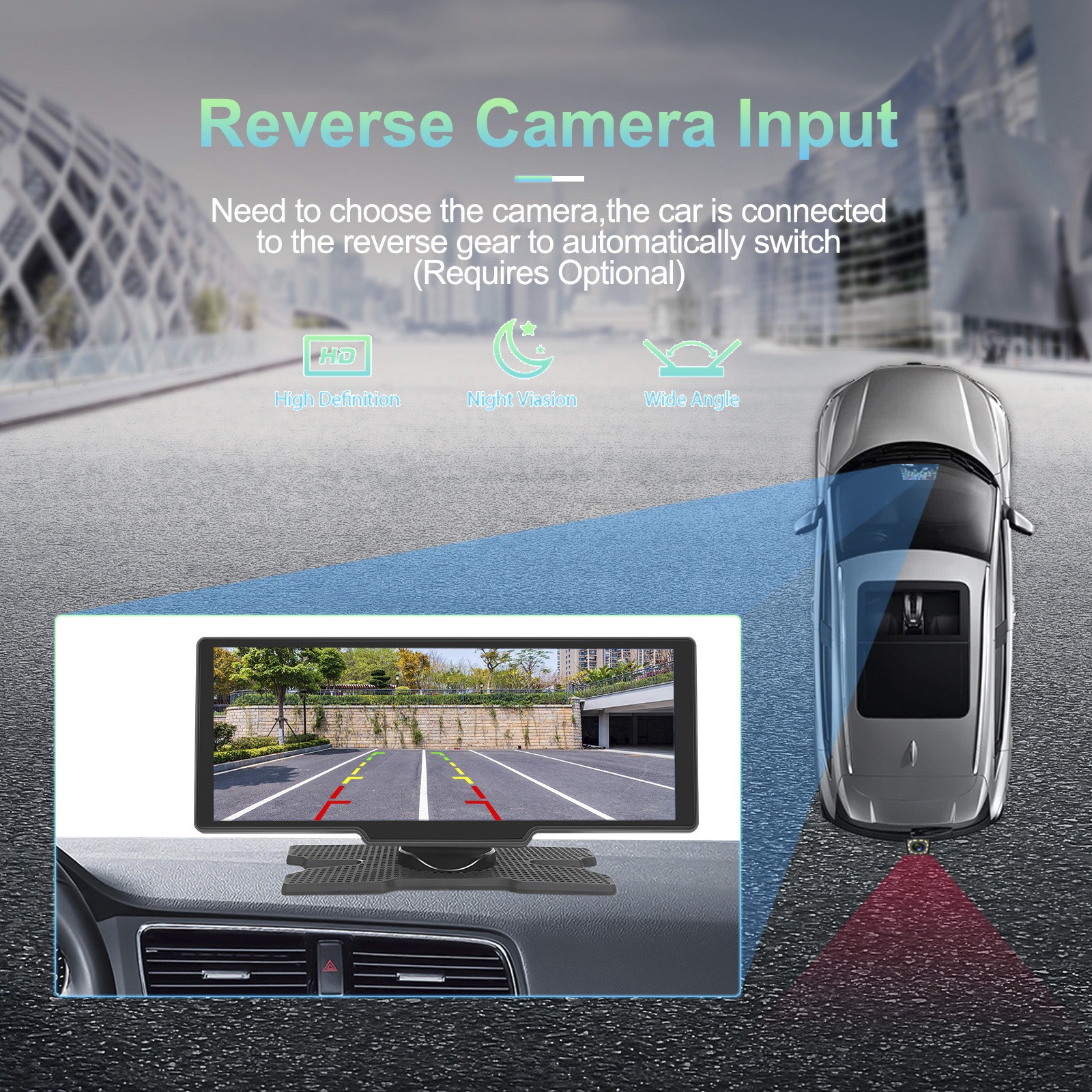 10.26 HD Display Car Navigation System CarPlay all-in-one Machine 12 LED Camera