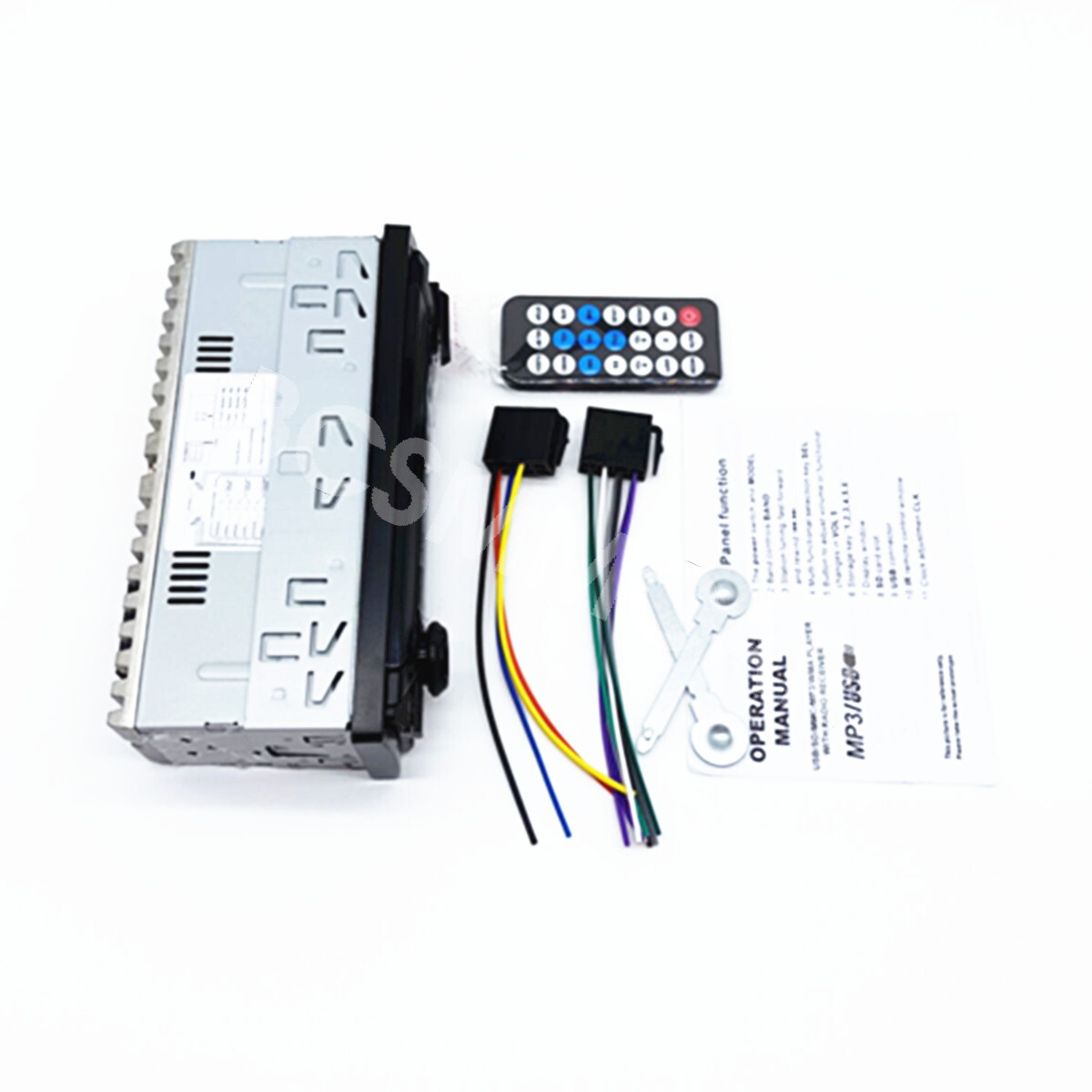 Single 1Din Bluetooth Car Stereo Radio MP3 Player AUX-IN USB FM SD Dash Receiver