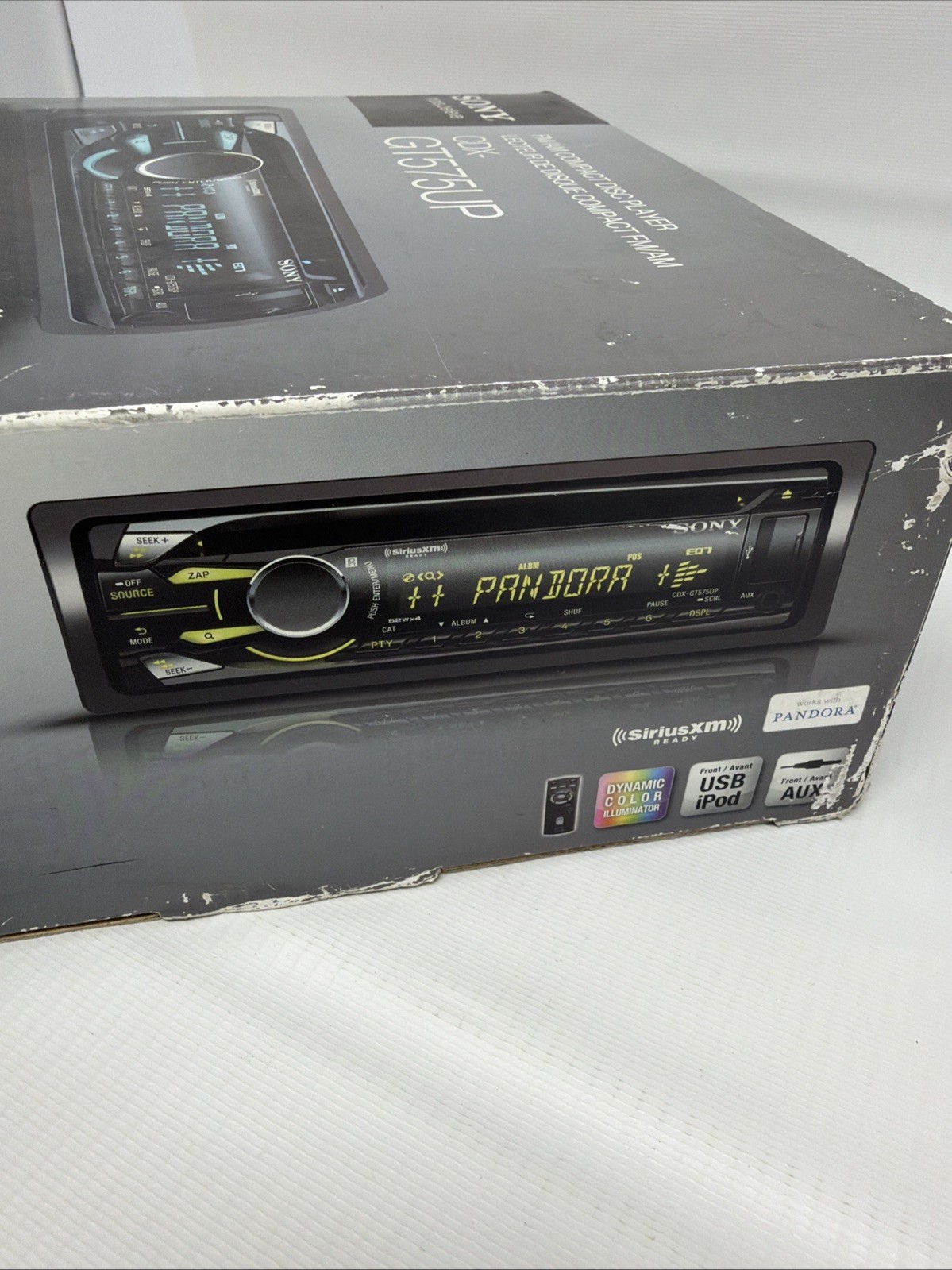 New Sony CDX-GT575UP FM/AM Compact Disc Player Car Stereo CD USB AUX Iphone