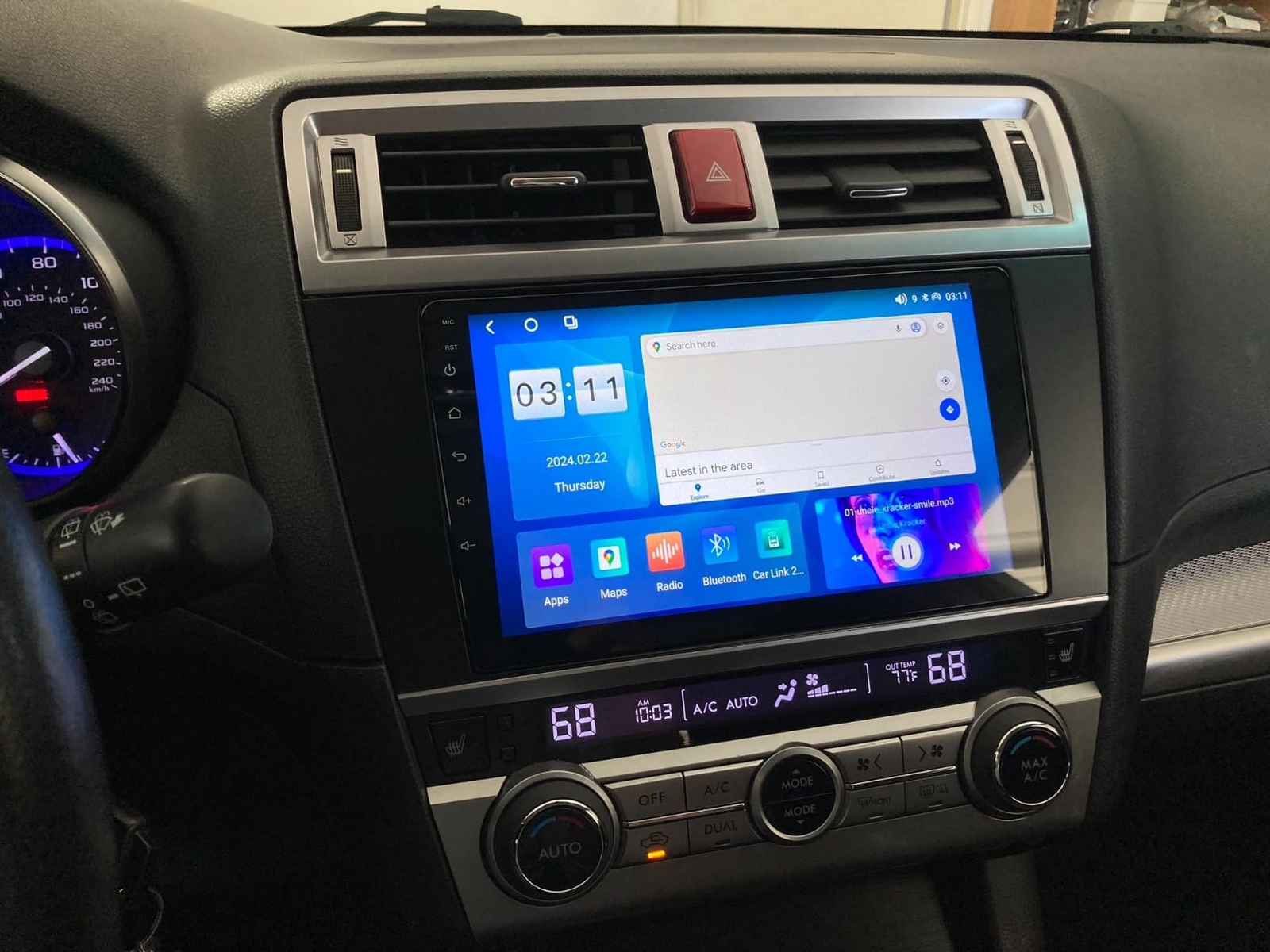 32G 1280*800 Car Radio Stereo Navi Carplay For Subaru Legacy Outback 2015-2018