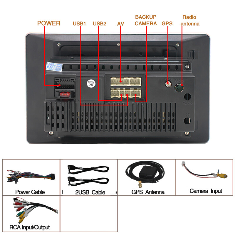 For 2009-12 RAM 1500 2500 3500 Double Din Radio Rotated Android15 Stereo CarPlay