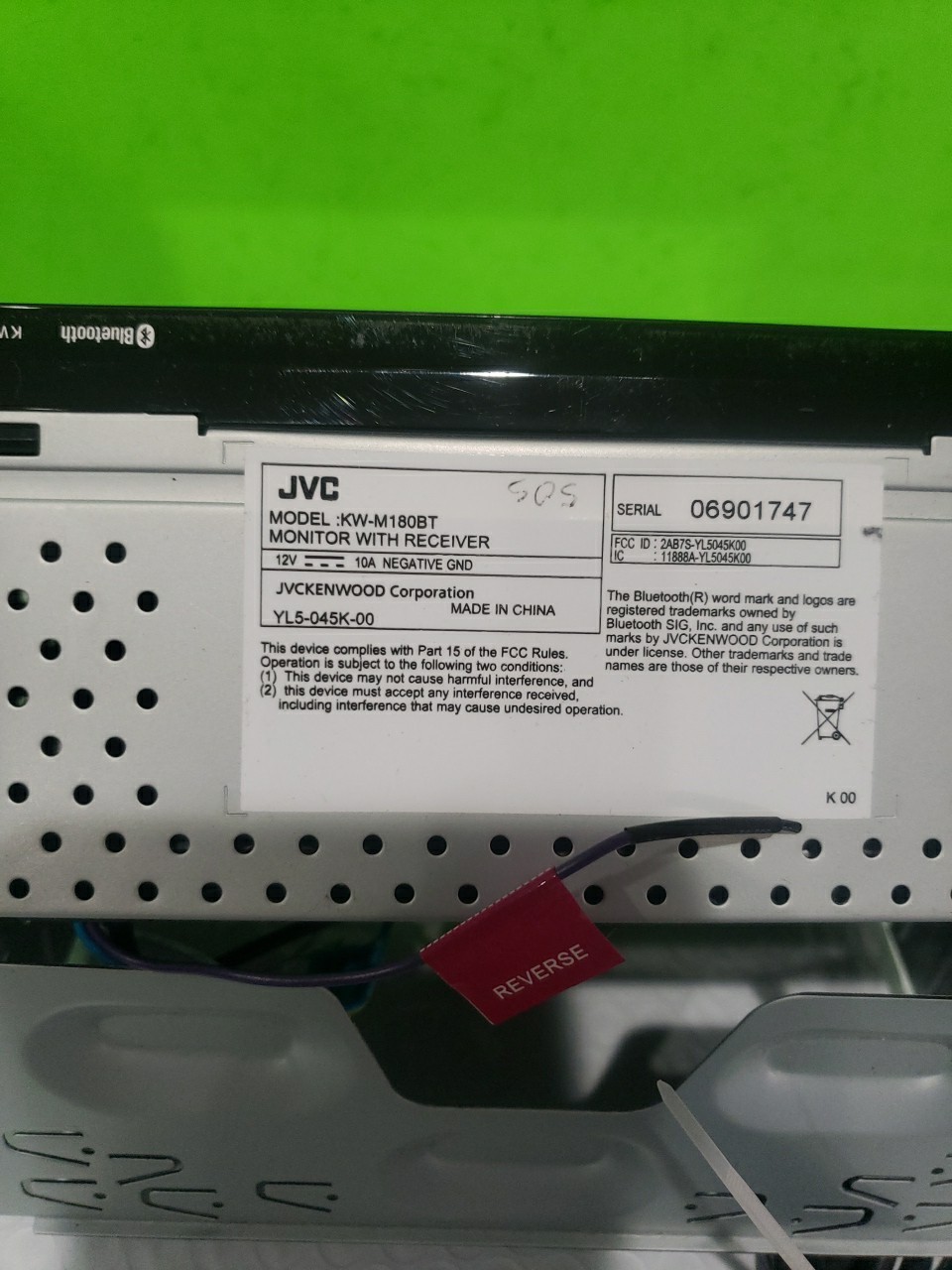 JVC KW-M180BT 6.8″ Multimedia Receiver Double-DIN with Bluetooth & USB Mirroring