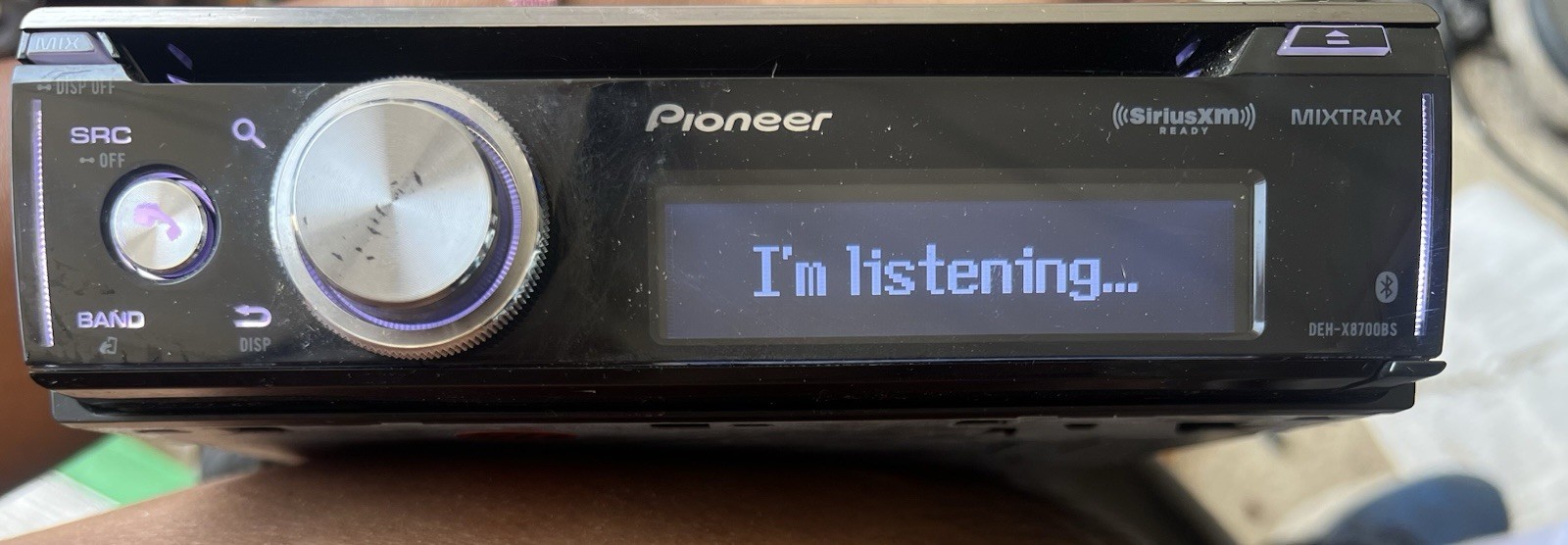 OLD SCHOOL. Pioneer DEH-X8700BS CD receiver Bluetooth App Android Pandora Talk