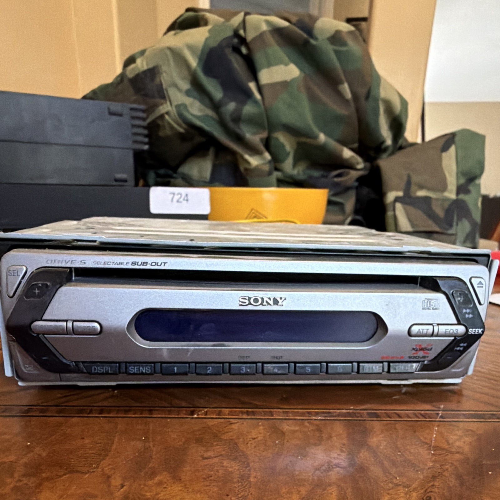 Sony Xplod Cdx-s2010 Am Fm CD Player Vintage Y2K Car Stereo Radio