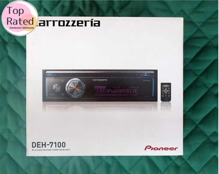 Pioneer Carrozzeria DEH-7100 CD USB Bluetooth Car Audio Japan NEW