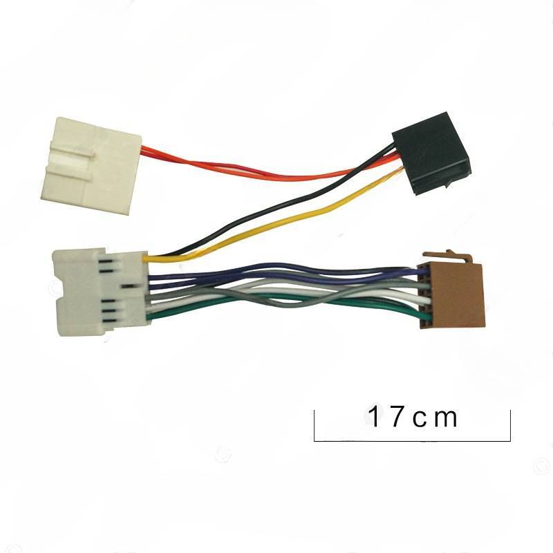 for Renault Karbin Logan/Sandero car ISO audio modification cable,power adapter