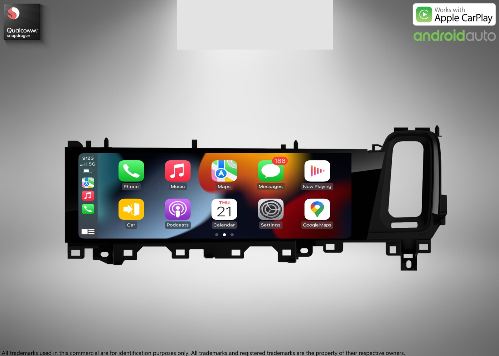2024 + Porsche Cayenne 16″ HD Touchscreen Apple CarPlay, Android Auto
