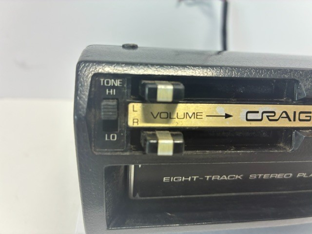 Vintage Early 70’s Craig Model 3134 8-Track Player Car Stereo Tested- Read.