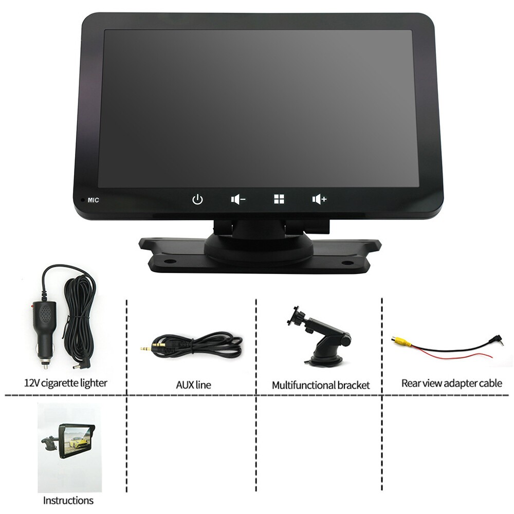7″ with Wireless IOS/Android CarPlay Touch Bluetooth Portable Car Stereo Radio