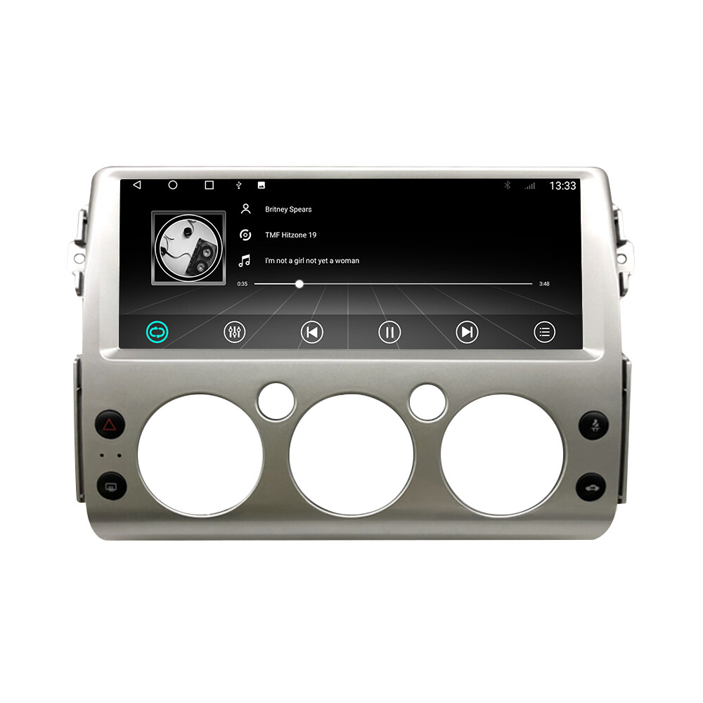 12.3Inch Car Stereo Radio For Toyota FJ Land Cruiser 2006-2022 GPS Carplay Navi