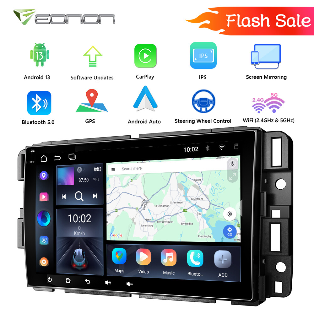 Eonon Android 13 2+32G 8″ Car Stereo Radio GPS for Chevrolet Suburban 2007-2012