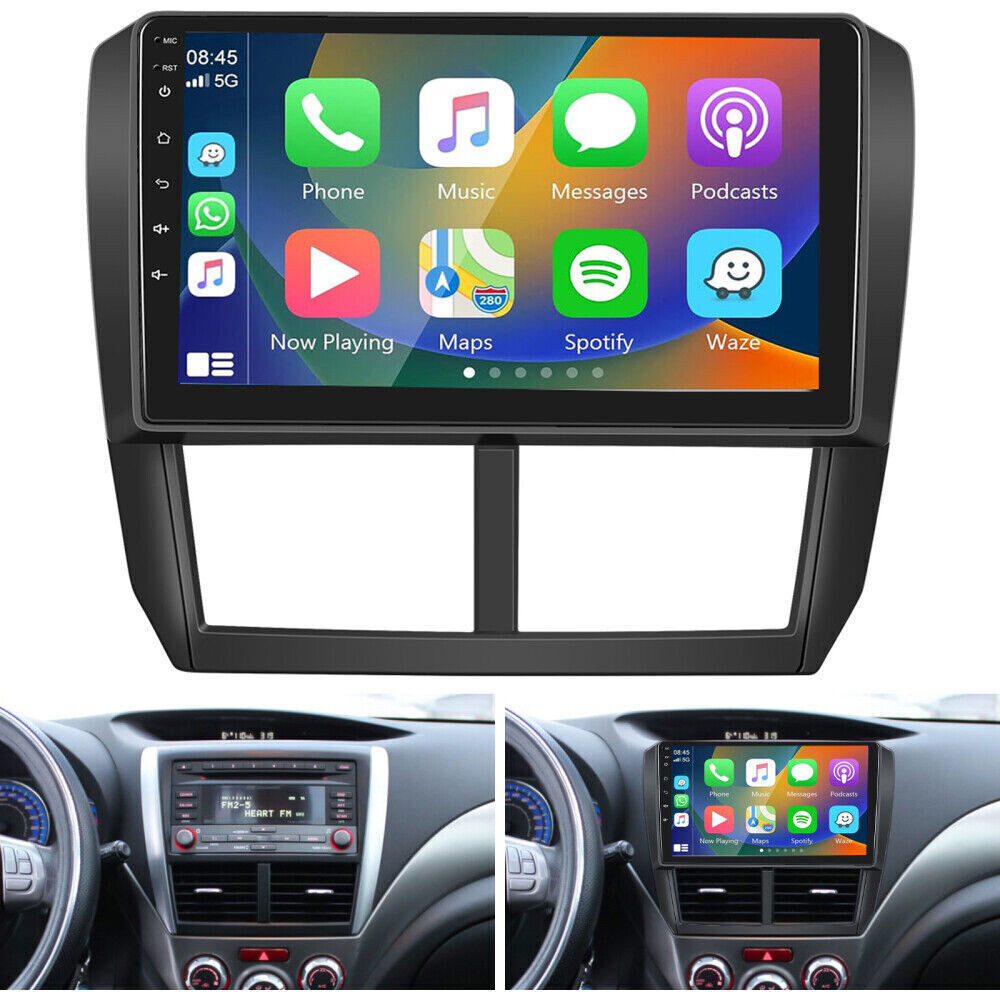 Apple CarPlay For Subaru Forester Impreza 2009-2013 Car Stereo Radio GPS Navi FM