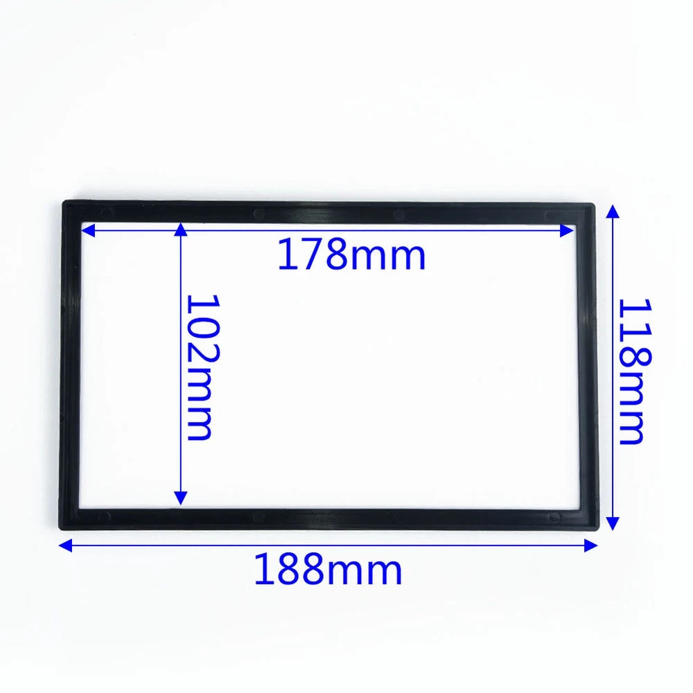 2Din Car Interior Radio Stereo Audio Dashboard Panel Frame Trim Cover Replace