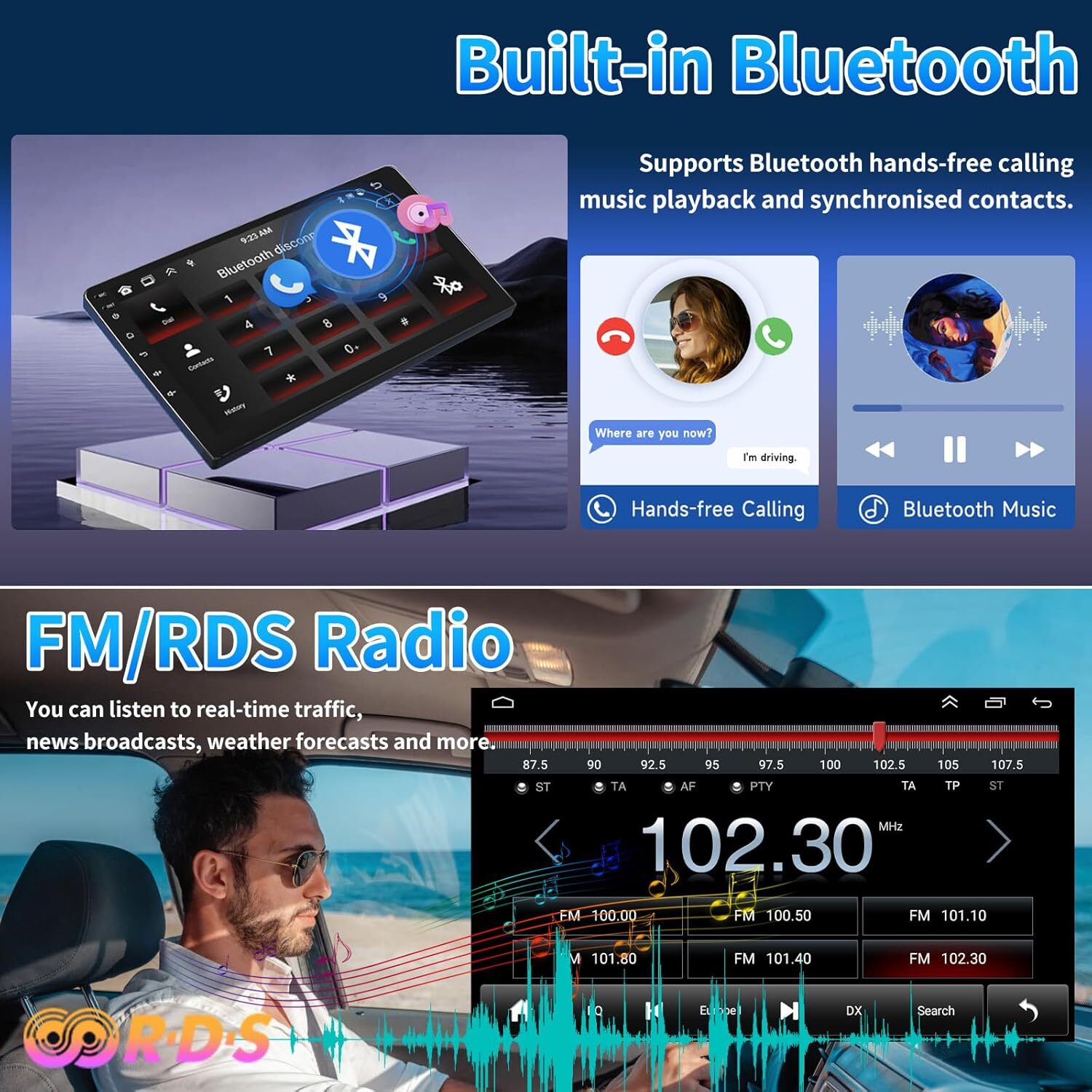 Apple Carplay For 2004-2008 Ford F-150 F150 Car Radio Android 13 Navi GPS Player