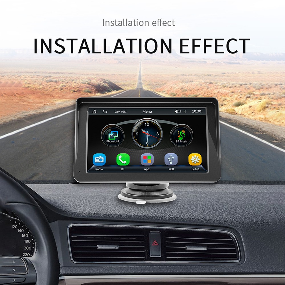 2Din 7″ HD Touchscreen Car MP5 Wireless Carplay Android Auto Bluetooth 5.0