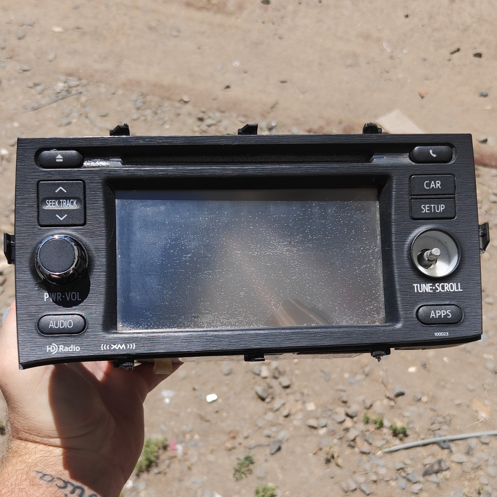 OEM 12-14 Toyota Prius Harman Radio Navigation Touchscreen Display 86140-52110