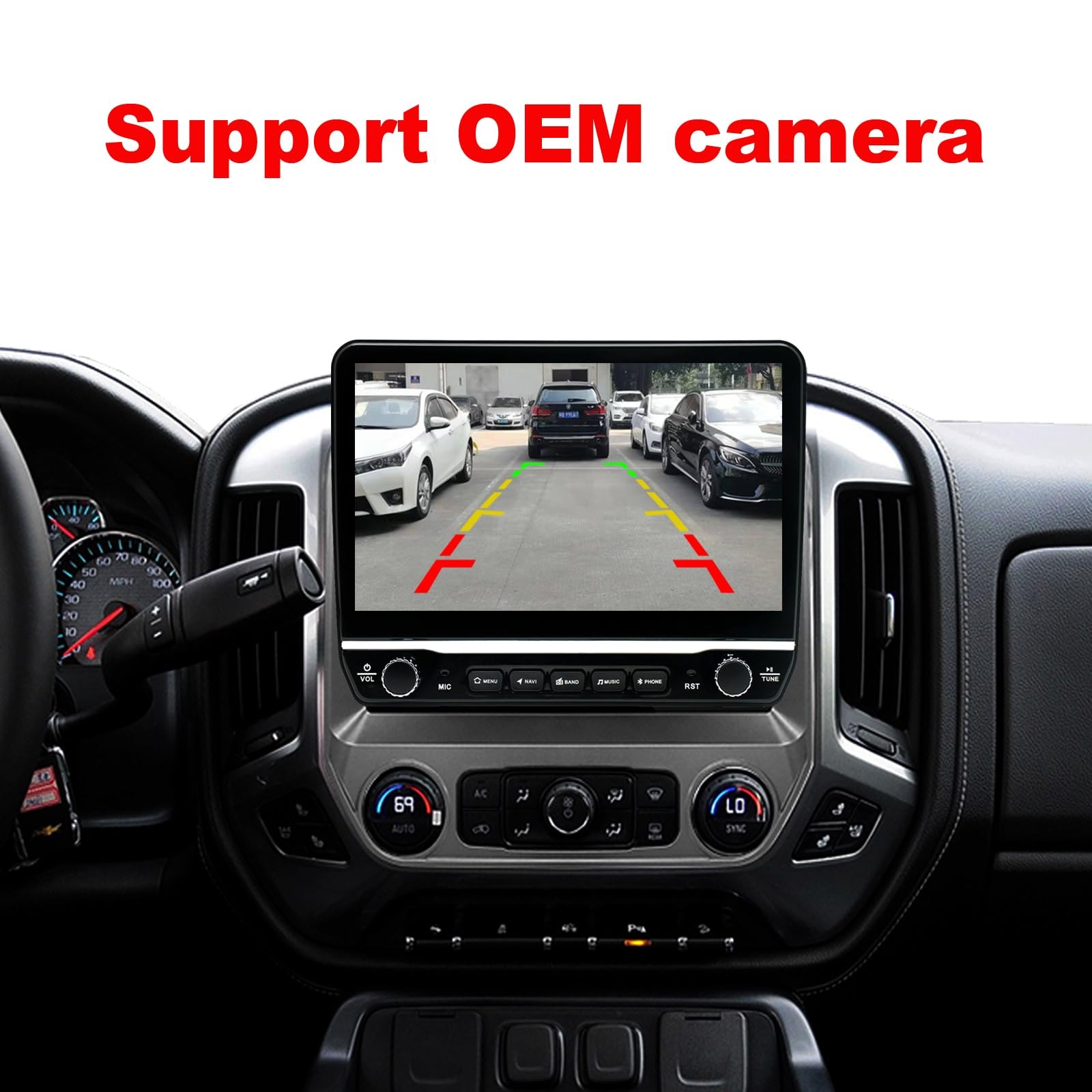 for Chevy Silverado Sierra Radio Upgrade 2014 2015 2016 2017 10.1 inches