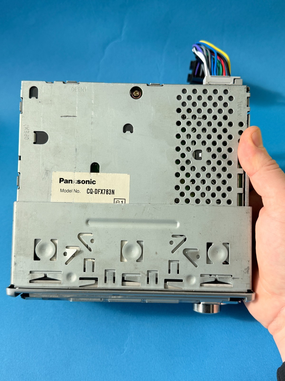Panasonic CQ-DFX783N Car CD Player Stereo Radio Detachable Face Tested