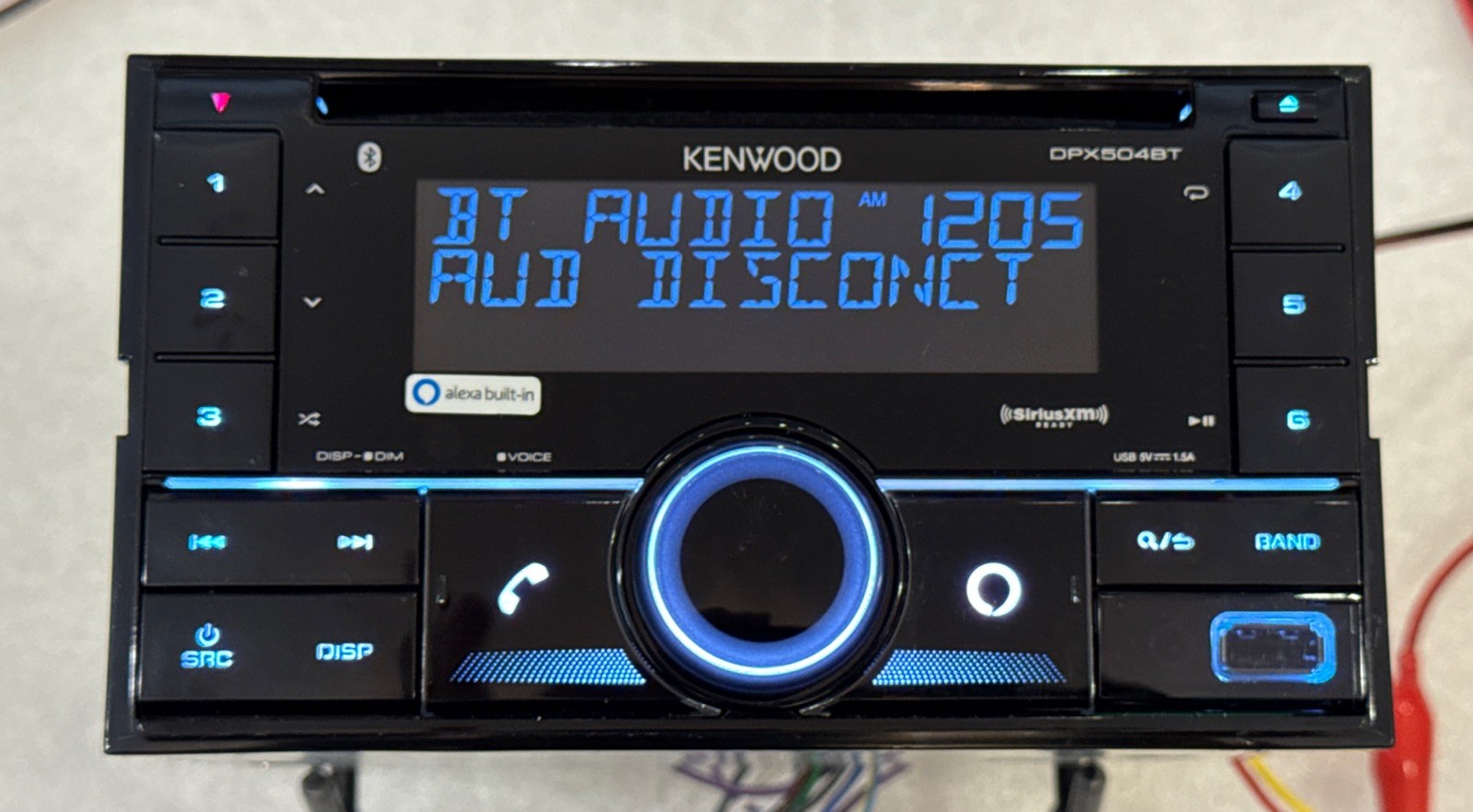 KENWOOD DPX504BT Bluetooth Car Audio Apple Android Play Radio USB CD