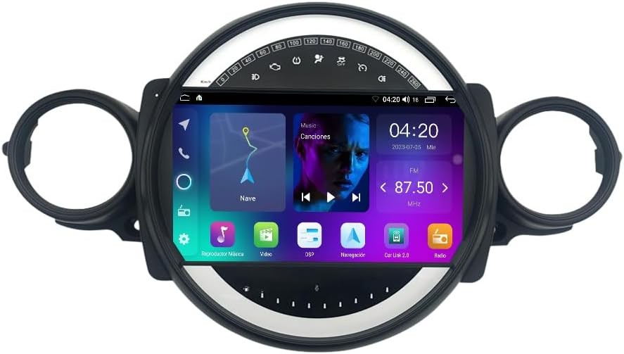 9” For 2007-2015 BMW Mini Cooper R56 R60 4+64G CarPlay Car Stereo Radio GPS