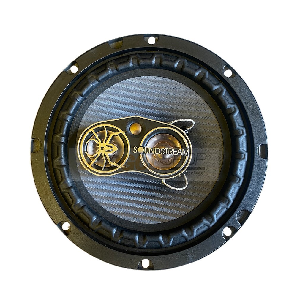Soundstream Single DIN Car Stereo Receiver & 2 Pair 300W 6.5″ Coaxial Speakers