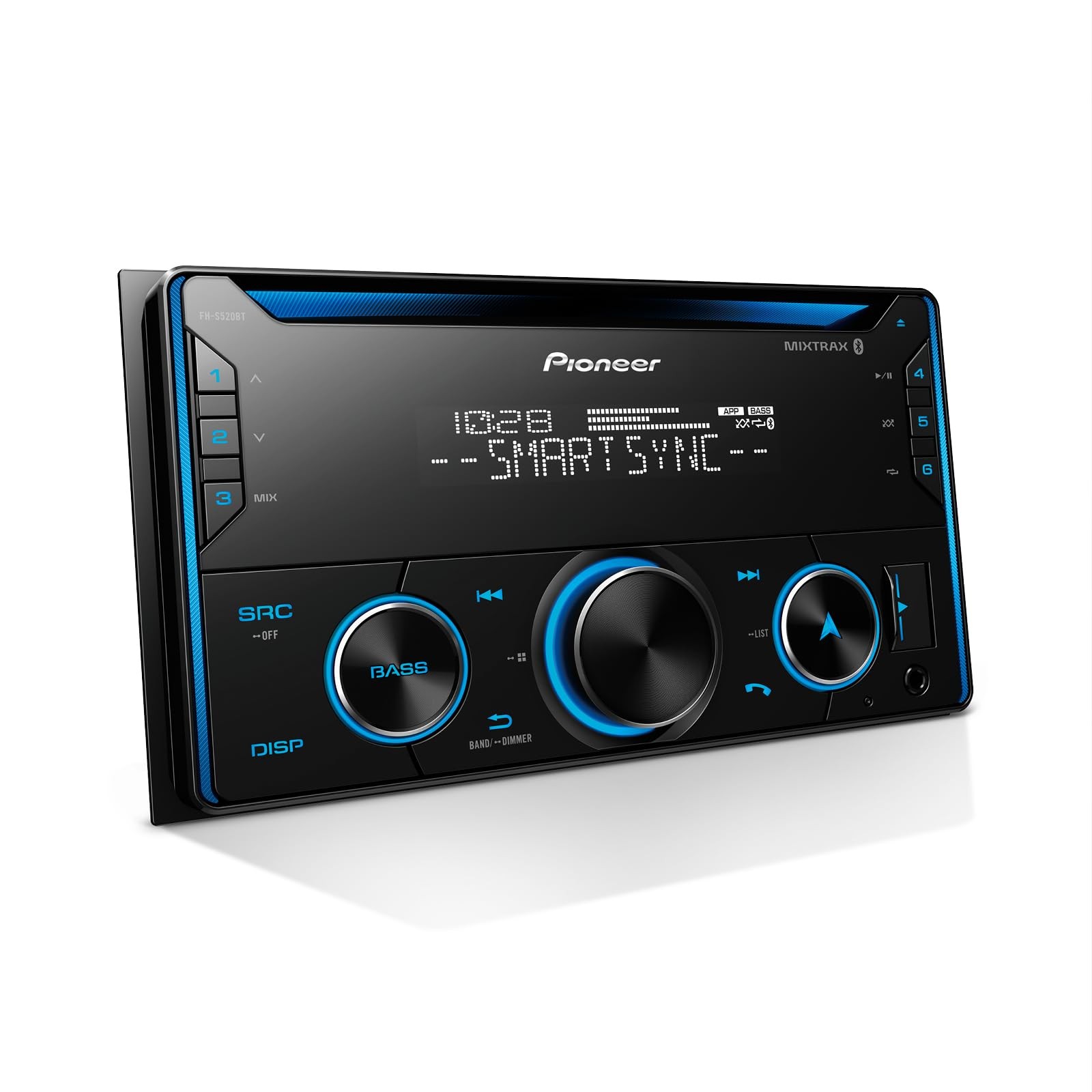 FH-S520BT Audio CD Receiver and Bluetooth Car Stereo – Double Din, Amazon Alexa