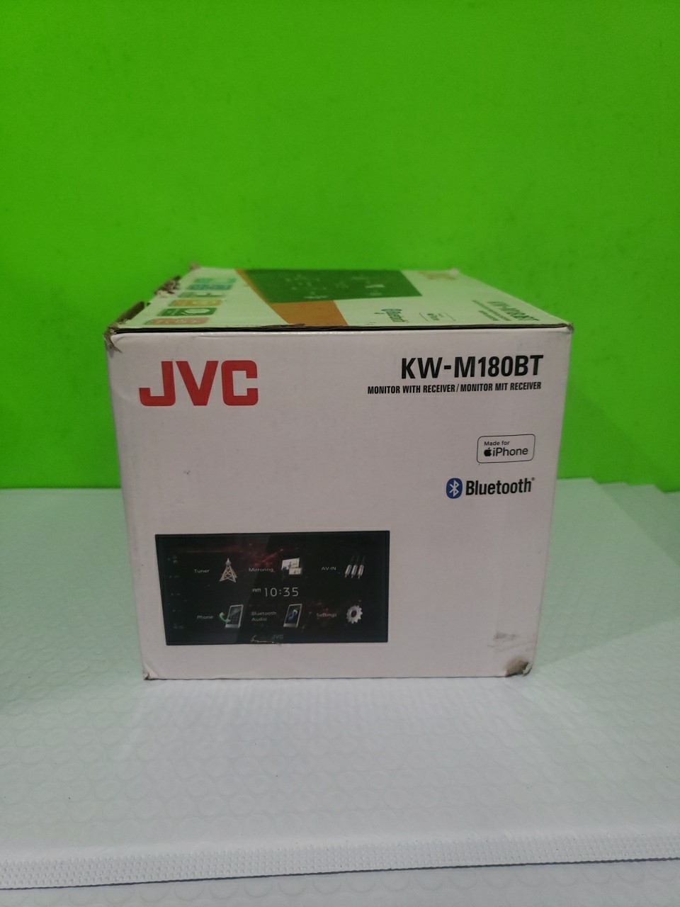 JVC KW-M180BT 6.8″ Multimedia Receiver Double-DIN with Bluetooth & USB Mirroring