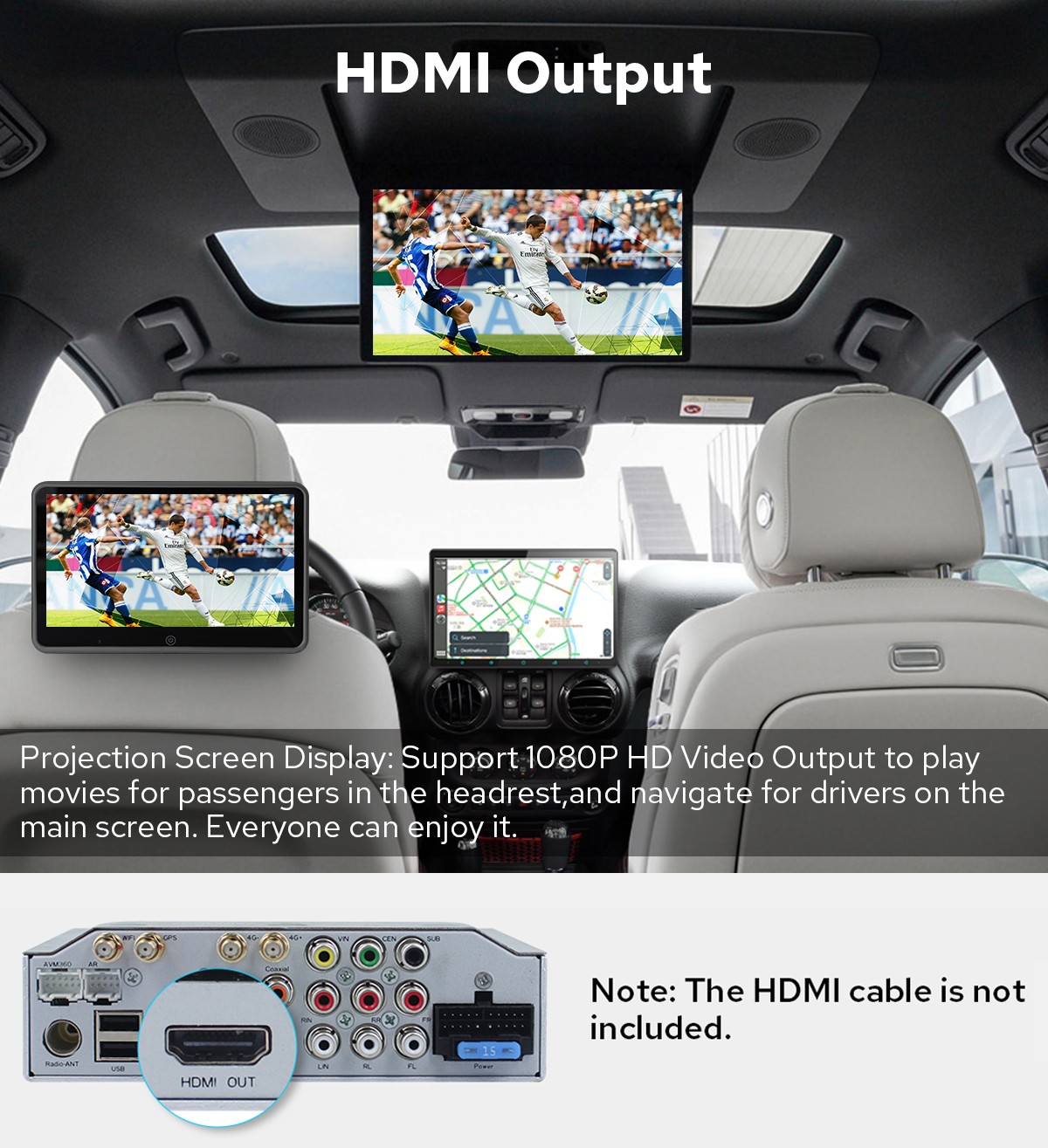 Android 12 Big Screen For Jeep Wrangler JK Dodge Ram Chrysler Car Radio GPS Navi