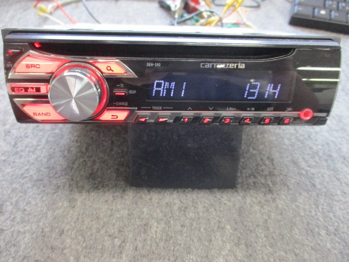 Pioneer DEH-380 CD AUX Radio 1DIN Deck Excellent JAPAN