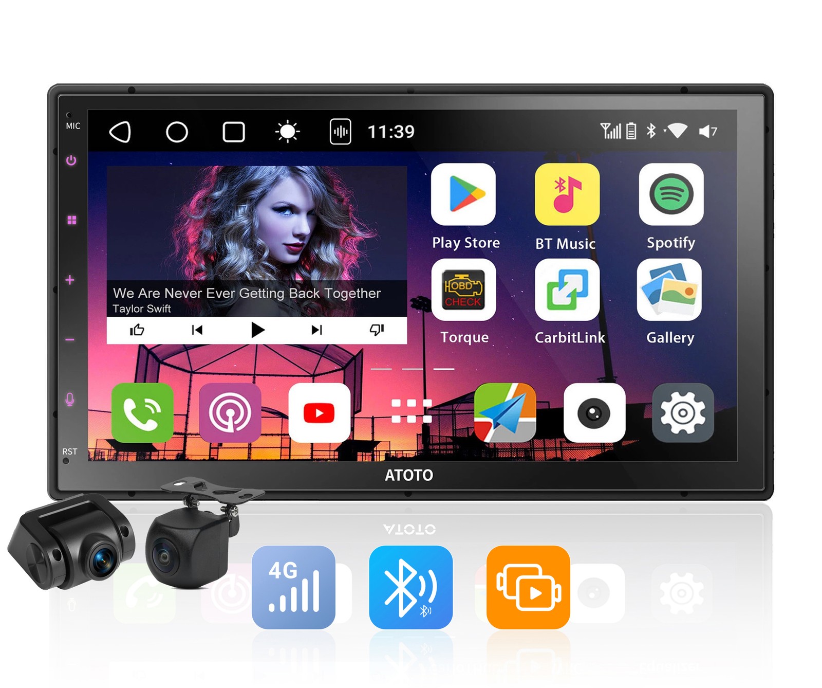 ATOTO S8MS Android Car Stereo CarPlay & Android Auto AI Chat Car Assist Dual BT