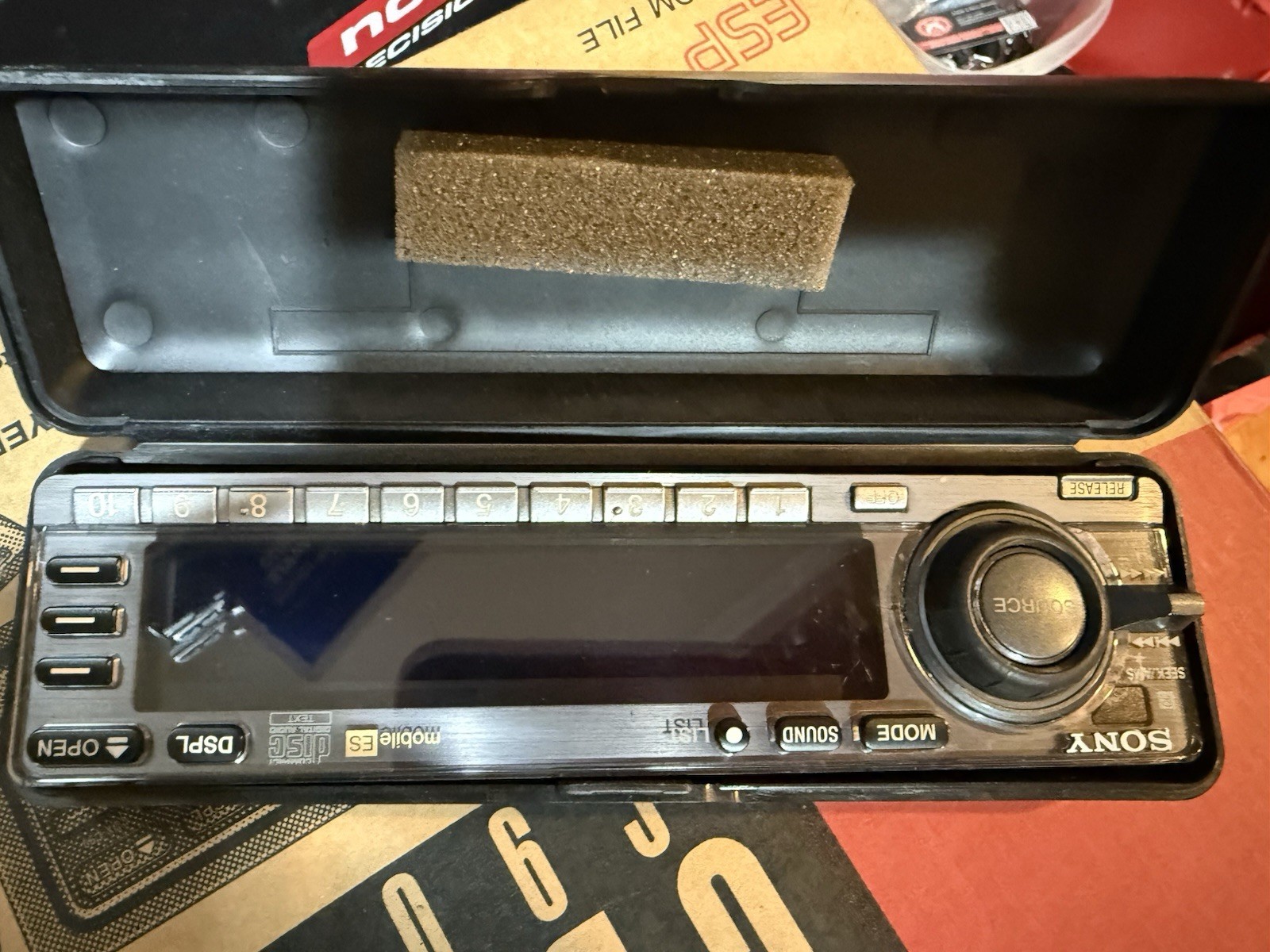 Sony CDX-C90 CD Tuner Excellent Condition Tested – Working Old School SQ Copper