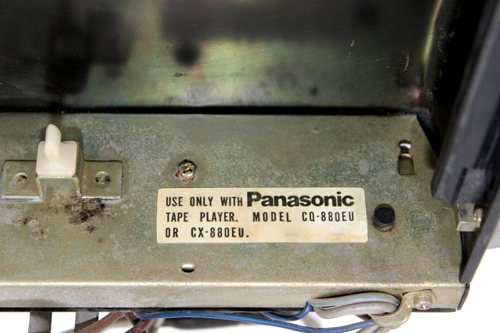 PANASONIC CX-880EU Car Radio 8 Track Player Stereo RARE Vintage COMPLETE EXC