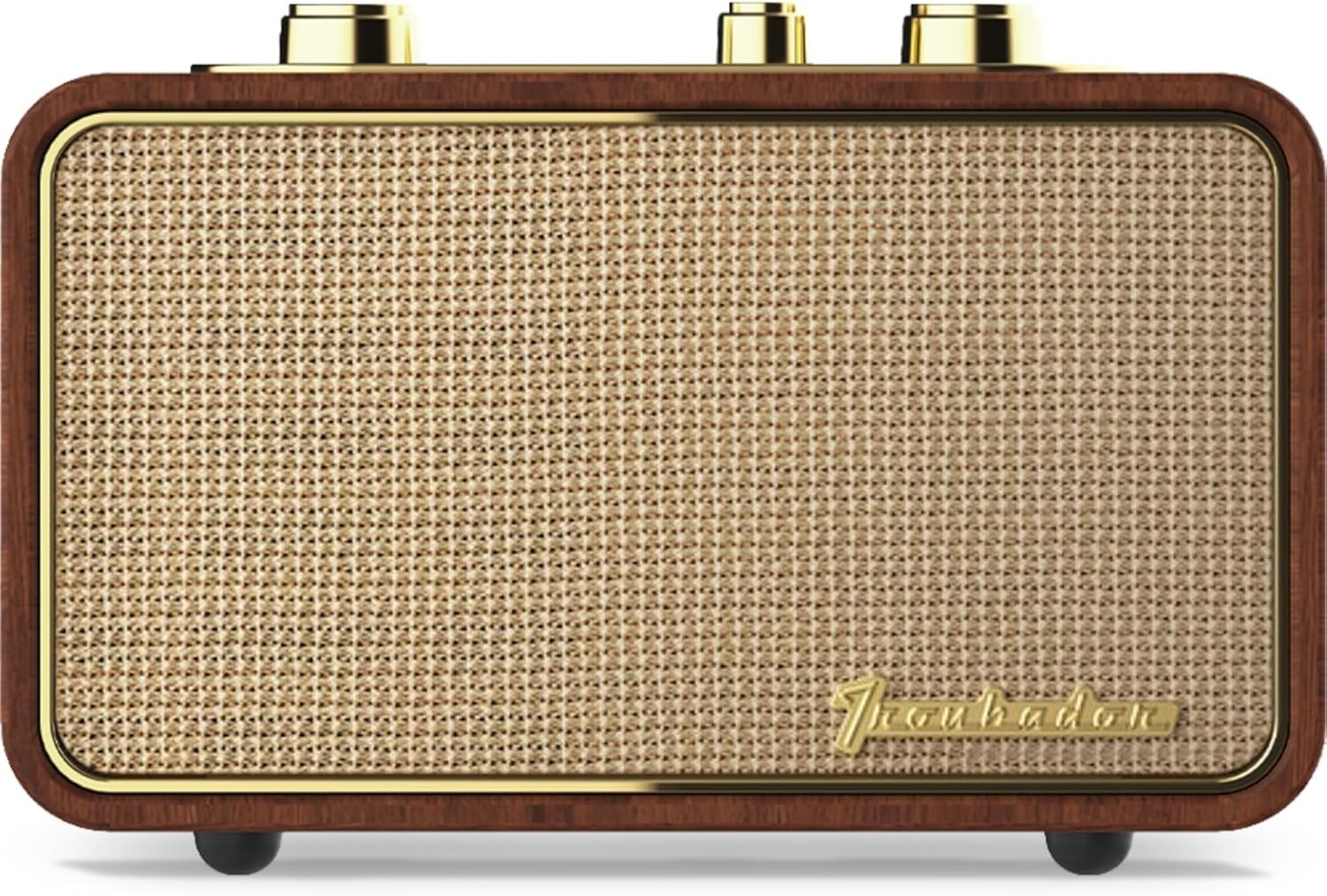 Retro Wood Bluetooth Radio, Vintage AM/FM Speaker, 10W Subwoofer, AUX, Retro …