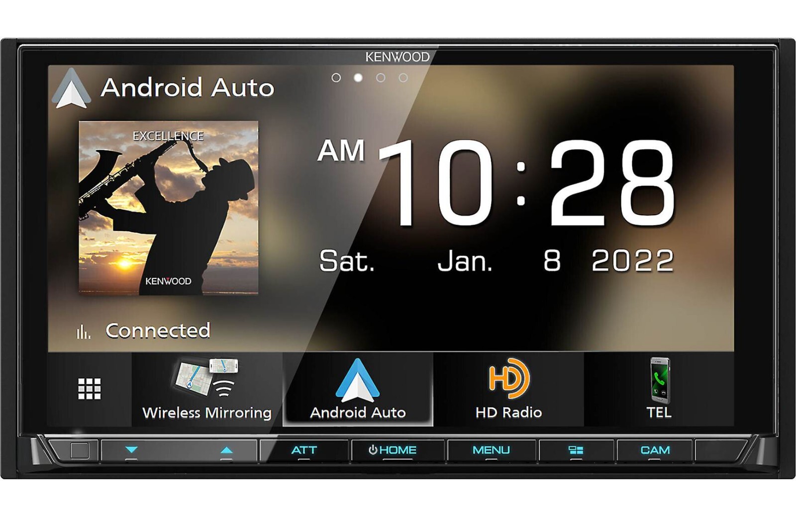 KENWOOD DMX958XR 6.8″ AM FM HD CarPlay, Android Auto, Deluxe CMOS-320HDLP Camera