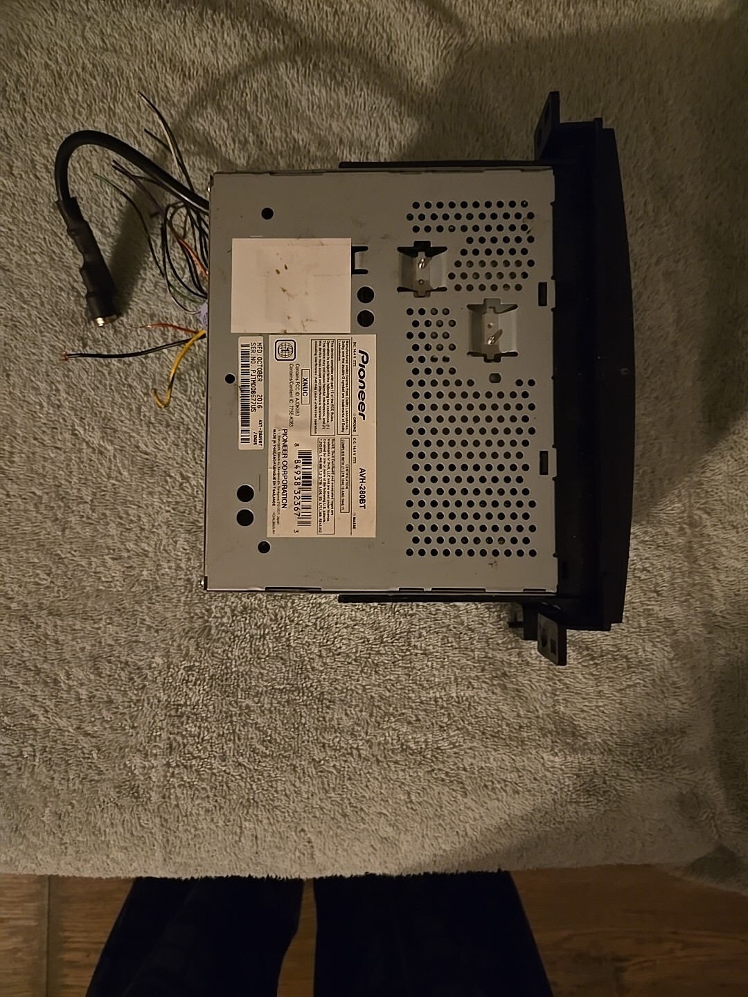 Pioneer AXT-2869BT DVD Bluetooth Receiver and Speakers READ DESCRIPTION!!