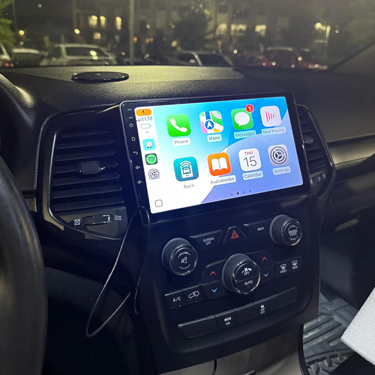 Carplay For 2014-2017 Grand Cherokee Radio Bluetooth Stereo BT WiFi FM RDS